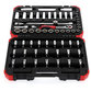 GEDORE red® - Steckschlüsselsatz, 59-teilig, Umschaltknarre, Steckschlüssel und Bitsatz, 3/8"