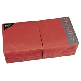 PAPSTAR - Serviette 12483 33x33cm 3lagig rot 250er-Pack