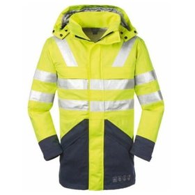 4Protect® - Multinorm-Warnschutz-Jacke EDMONTON 3510, warngelb/marineblau Größe XXL