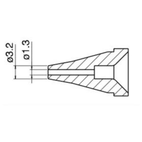 Hakko - Entlötdüse Serie N60, 1,3 mm