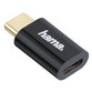 hama® - USB-C-Adapter, USB-C-Stecker, Micro-USB-2.0-Kupplung, 00135723, vergoldet,