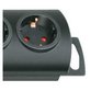 brennenstuhl® - Primera-Line Steckdosenleiste 8-fach, Schalter, 90° Steckdosen schwarz