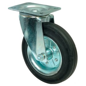 BS ROLLEN - Transportgeräterolle, Lenkrolle, Ø 125 mm, Radbreite 38 mm, Tragkraft 150 kg, Ba