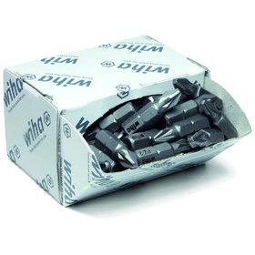 Wiha® - Bit Standard 25mm Pozidriv (PZ2) 50-teilig 1/4" in Großpackung (08057)