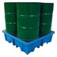 PE-Fasswanne 122 x 122 x 39,0cm, für 4x 205 Liter Fass