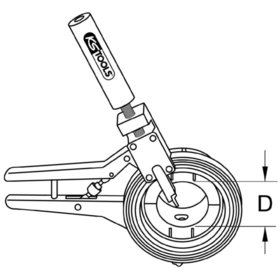 KSTOOLS® - Abstech- und Anfasgrundgerät 110mm