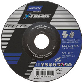 NORTON clipper® - Schruppscheibe X-Treme ø125 x 7,0mm T27