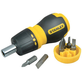 STANLEY® - Bit-Schraubendreher, 10 Bits Schlitz/PH, Ratsche