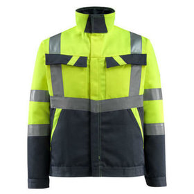 MASCOT® - Forster Jacke SAFE LIGHT, hi-vis Gelb/Schwarzblau, Größe S