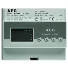 AEG - Universalsteuerung ELFAMATIC LCD 30-100% m.Fühler mit Fühler WärmespHeiz