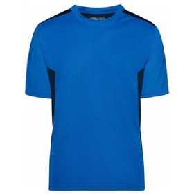 James & Nicholson - Work T-Shirt JN827, königs-blau/navy-blau, Größe 3XL