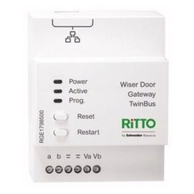 Ritto - Gateway REG 24V LED 4TE IP30 mit LED-Anzeige