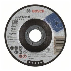 Bosch - Trennscheibe gekröpft Best for Metal - Rapido A 60 W BF, 115 x 1,0 m