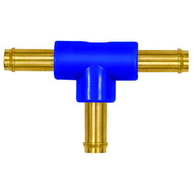 RIEGLER® - T-Schlauchverbindungsstutzen, für Schlauch LW 4mm, Messing/POM