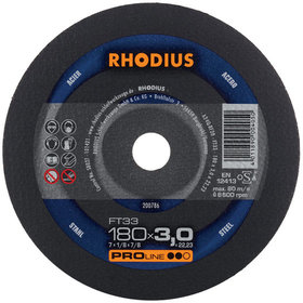 RHODIUS - Trennscheibe FT33 180x3,0mm gerade