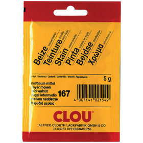 CLOU® - Beize wasserlöslich, im Beutel #167 nussbaum mittel