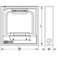 KSTOOLS® - Wasserwaage, mit Rahmen, 200mm