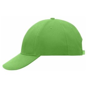 James & Nicholson - 6 Panel Low Profile Cap MB018, lime-grün, Einheitsgröße