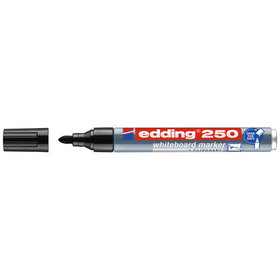 edding - 250 Whiteboardmarker schwarz