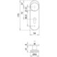 edi - Wechselgarnitur Targa/k FS 5203/0772, KS ov.,PZ72/9,TS 38-58,naturfarben