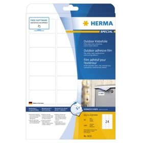 HERMA - Outdoor Etikett Special 9532 63,5x33,9mm weiß 240er-Pack