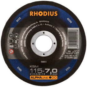 RHODIUS - Schruppscheibe KSM 115x7,0mm Stahl