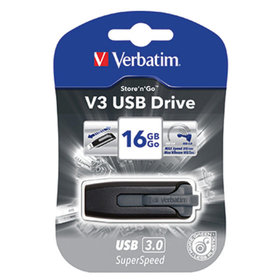 Verbatim® - USB-Stick Store n Go V3 49172 16GB USB3.0 grau