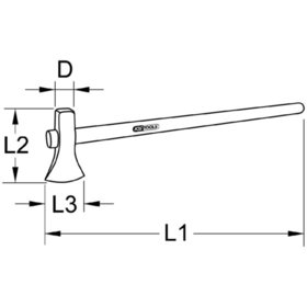 KSTOOLS® - Spalthammer, 3000g