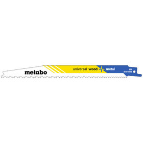 metabo® - 5 Säbelsägeblätter "universal wood + metal" 200 x 1,25 mm, BiM, progressiv (631915000)