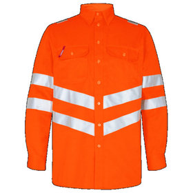 Engel - Safety Hemd 7011-194 nach EN ISO 20471, Warnorange, Größe 37/38