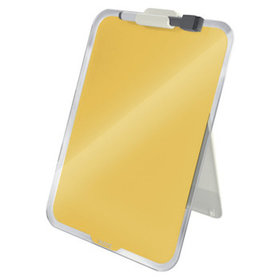 LEITZ® - Cosy Desktop-Notizboard, 216x297mm, warmes gelb, 39470019, magnetisch, Auf