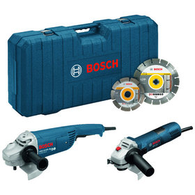 Bosch - Winkelschleifer GWS 22-230 JH + GWS 7-125 + 2 x diamond discs