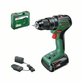 Bosch - Akku-Bohrschrauber UniversalImpact 18V-60, 1 x Akku PBA 18V 2.0Ah, Tragekoffer (06039D7101)