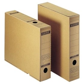 LEITZ® - Archivbox 60840000 DIN A4 max. 63mm Wellpappe naturbraun