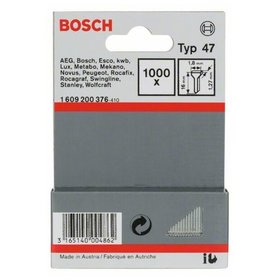 Bosch - Tackernagel Typ 47, 1,8 x 1,27 x 16mm, 1000er-Pack (1609200376)