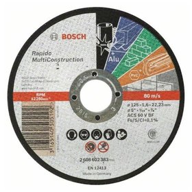 Bosch - Trennscheibe gerade Rapido Multi Construction ACS 46 V BF, 125mm, 1,6mm (2608602383)