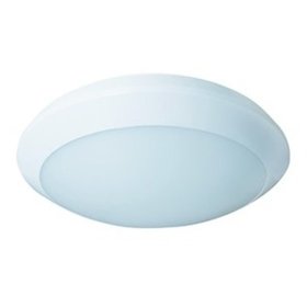 ESYLUX - LED-Sensorleuchte 16W ALMA 3000K 1600lm ws mt Konv IP65 Ø300mm Kst_opal