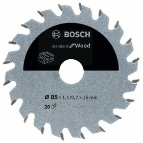 Bosch - Kreissägeblatt Standard for Wood ø85x1.1/0.7x15Z 20 (2608837666)