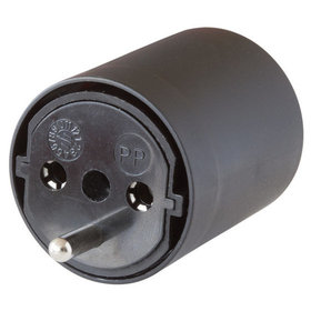 brennenstuhl® - Adapter Fix schwarz DE auf CH, 230V 3-polig T13 auf Schuko-Stecker mit Buchse