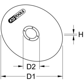 KSTOOLS® - Hochleistungs-Dünntrennscheibe, Ø 75mm, 1,5mm, 50er Pack