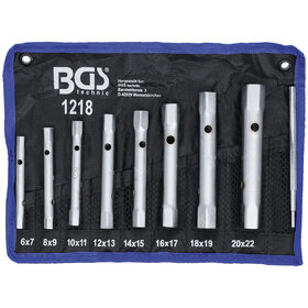 BGS - Rohrsteckschlüssel-Satz SW 6 x 7 - 20 x 22mm 9-teilig