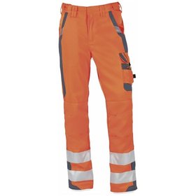 PKA - Bundhose Warnschutz warn-orange/grau, Größe 102