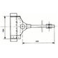 DENI® - Federtürschließer 3983,Gr.120, bis 60kg,silber verzinkt