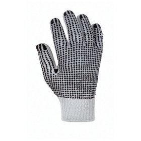 teXXor® - Handschuh 1935, weiß/schwarz, Größe 9
