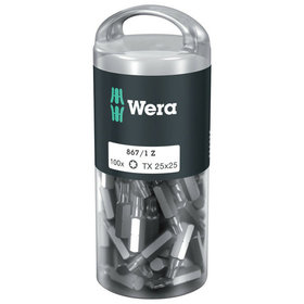 Wera® - Bit für TORX® 867/1 TORX DIY, TX 25 x 25mm, 100-er Pack