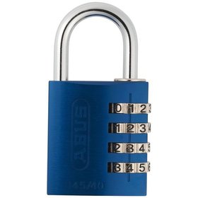 ABUS - AV-Zahlen-Vorhangschloss 145/40, Aluminium massiv, blau