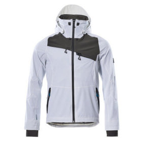 MASCOT® - Hard Shell Jacke ADVANCED Weiß/Dunkelanthrazit 17001-411-0618, Größe L