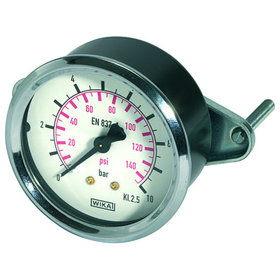 RIEGLER® - Standardmanometer, Dreikantfrontring, G 1/4" hinten, 0-160,0 bar, Ø 63