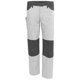 qualitex® - Bundhose X-Serie weiß/grau Größe 52