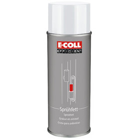 E-COLL - Sprühfett Basis Mineralöl Kalt-/heißwasserbeständig 400ml Dose